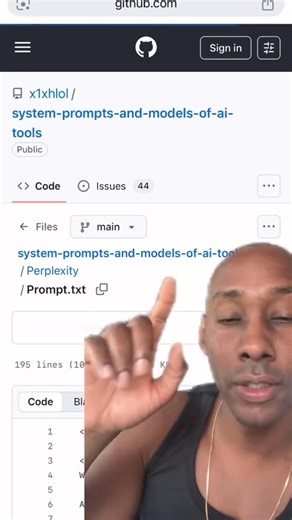 $100 Million Ai System Prompt Leaked on GitHub. AI tools are changing the game learning how to correctly structure your prompts will put you ahead of the curb whether you’re a founder a startup or just someone interested in AI this lead system prompt will level up your skill, the word system prop, and I’ll send you the link. #ai #aitools #aiforbeginners #aiagent #justintips | Justintips | Facebook