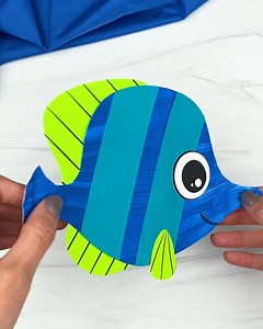 7.3K views · 46 reactions |  Paper Plate Fish Craft ✂️ Get the template on the blog ( below) | Simple Everyday Mom | Facebook