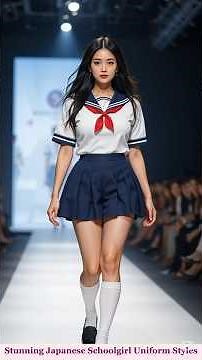 Stunning Japanese Schoolgirl Uniform Styles Plus Size Runway Fashion Inspiration #fashion #modeling
