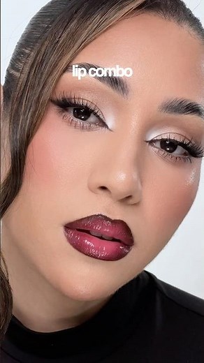 Cherry Red Lip Combo 🫦 #redlipstick #lipcombo #makeup #makeuptutorial #lips #makeuplook