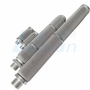 [Hot Item] 50 Micron 100 Micron Stainless Steel Sintered Mesh Filter/Porous Metal Filter Cartridges 40 Inch