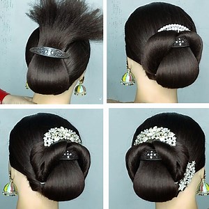 Lock Pin Hairstyle Step by Step 🌺 | Monika Gaur