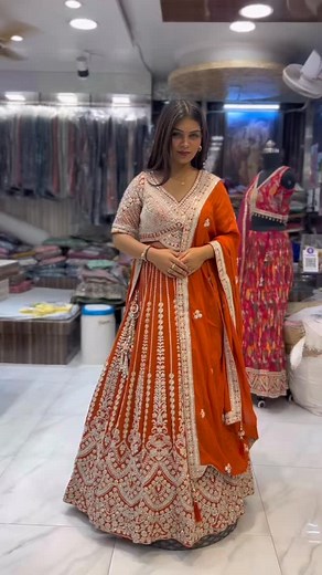 Drape into the elegance with this designer handwork dress which truly...