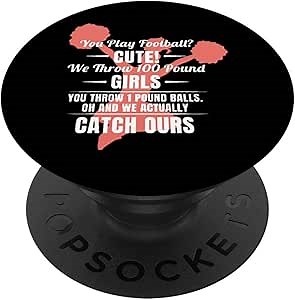Cheerleading Gift You Play Football Cute Cheer Team PopSockets PopGrip: Swappable Grip for Phones & Tablets