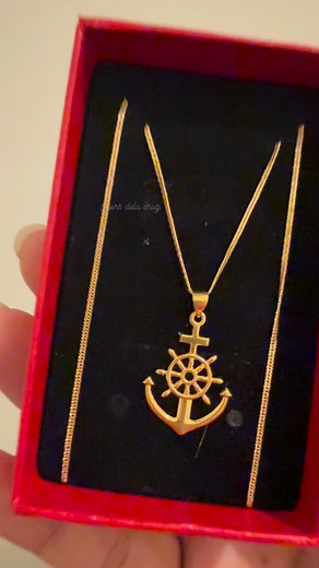 unisex set anchor necklace (open back)1.03 gramsss only murayta brandnewwww | Jers Dela Cruz