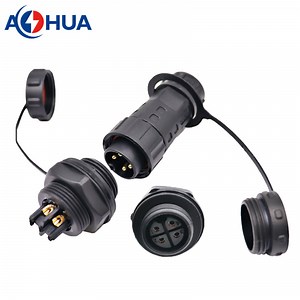 [Hot Item] 4 Pin IP67 Wire Female Panel Waterproof Connector Assembly