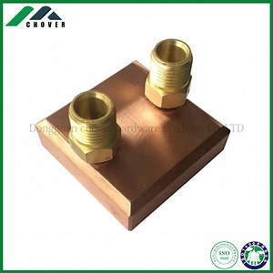 [Hot Item] Copper Water-Cooled Heatsinks Optimized Liquid Cold Plates PC Water Blocks Cooling Module Small Brazing Heat Exchanger