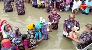 বন্যাকবলিত দুর্গম এলাকায় ত্রাণ নিয়ে গেল বিজিবি | Border Guard Bangladesh