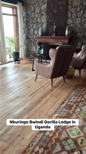 Our view from Nkuringo Bwindi Gorilla Lodge in Uganda! This is where we stayed before heading out for our Gorilla Trek. It’s owned by a female entrepreneur from Uganda. The lodge has a mission to promote sustainability and eco-tourism. Such a pretty view from above the trees! | 40/29 Allison Wise