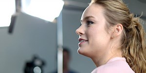 Brie Larson had the perfect response to a question about her Oscar dress