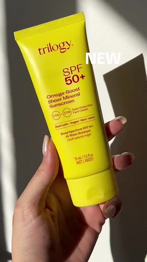 Not just a pretty yellow tube, NEW Omega-Boost Sheer Mineral Sunscreen is: 💛 SPF50 broad spectrum 💛 100% natural origin mineral protection & base formula 💛 Lightweight & non-whitening 💛 Clinically proven non-comedogenic (doesn’t clog pores) 💛 Dermatologically tested 💛 Reef-friendly certified 💛 Vegan Shop now on our website or at your local Farmers, Life Pharmacy or Unichem. ALWAYS READ THE LABEL AND FOLLOW THE DIRECTIONS FOR USE. PROLONGED SUN-EXPOSURE SHOULD BE AVOIDED. SPF IS ONLY ONE F