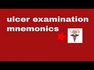 ulcer examination | mnemonics | exam tips | med tips