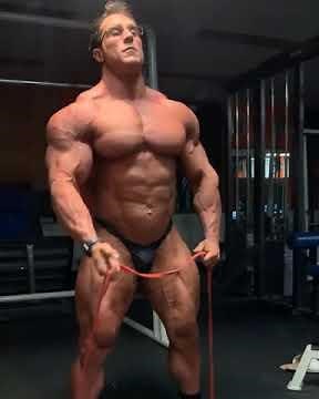 Huge muscle god Jake Nikolopoulos flaunts all his magnificent body in bulging almost-bursting posers