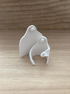 Handmade Clay Nativity Set Two Piece - Etsy