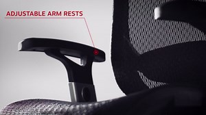 STAPLES Ergonomic Task Chair, Mesh, Ergonomic, Lumbar Support, Swivel, Gray