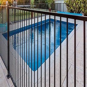[Hot Item] Decorative Garden Fence Steel Iron Tubular Fence Aluminum Pool Fencing Metal Fence Panel