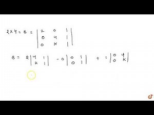 Find values of k if area of triangle is 4 sq. units and vertices are (ii) `(2, 0), (0, 4), (0, k...