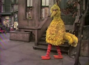 Big bird encouraging children to be vaccinated in 1972. | The Flyer Vaults