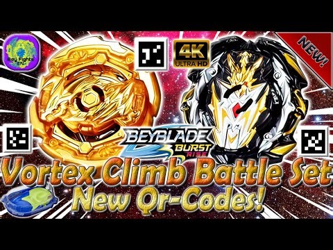 NEW Vortex Climb Battle Set QR-CODES - Beyblade Burst Rise