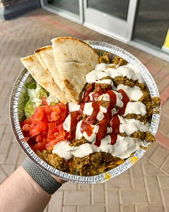 Garlic, chili, and turmeric come together for the 🚨 NEW 🚨 spiced slow braised lamb from The Halal Guys! | Foodbeast