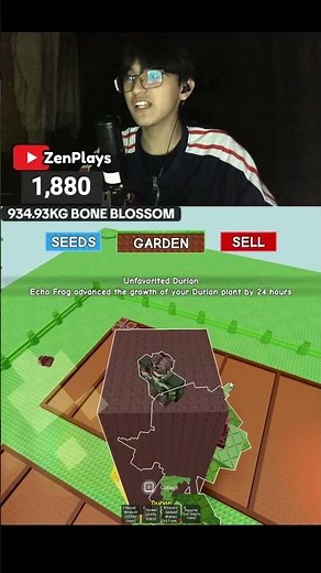 WORLDS BIGGEST DURIAN in Grow A Garden #roblox #growagarden #viral