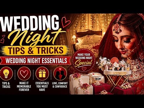 Wedding Night Tips & Essentials for Brides 💍 | Make Your First Night Special & Memorable✨🌸