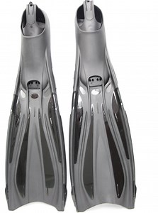 [Hot Item] Adult Diving Fins Full Foot Silicone Professional Adjustable Swim Shoes Submersible Snorkeling Feet Monofin Diving Flippers