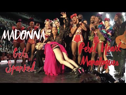 MADONNA Spanked! Medley Monologue- Sydney March 20th- Rebel Heart Tour Monologues