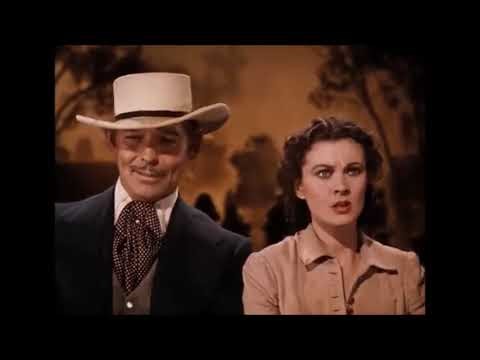 Gone with the Wind 1939 Burning of Atlanta scene