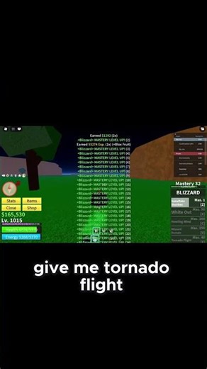 Grinding with Blizzard Fruit Unlocking Domai