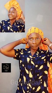 14K views · 210 reactions | Free gele head wrap tutorial #headwrap #gele #tutorial #GoldBridal | Gold bridal | Facebook