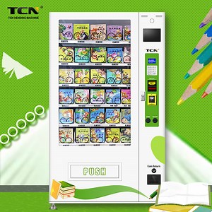 [Hot Item] Tcn Large Capacity Book and Magazine Vending Machine with Touch Screen Media for Sales
