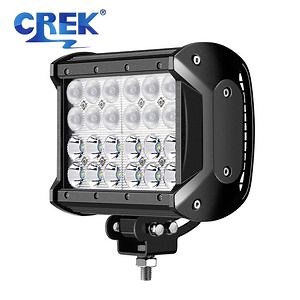 [Hot Item] 7 Inches 72W Quad Row LED Light Bar for Heavy Duty Truck Tractor Harvester Mining Logging Construction Machinery, Automobile Offroad 4X4 12V 24V Working Lamp