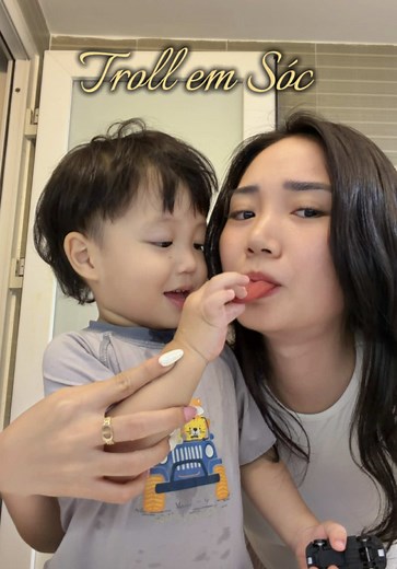 Chào mừng con nghỉ hè với mẹ 🤣 troll em Sóc @Nhật Ký Sườn Sóc 🍖🐿️ @Hải đá đìii #suonsochomie #nhatkysuonsoc #troll