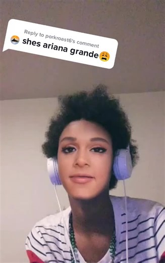 Hiii im ariana Grande's cousin on TikTok