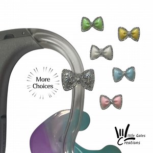 Tube Charm — Sparkly Bow Mini Hearing Aid Decoration - Etsy Australia