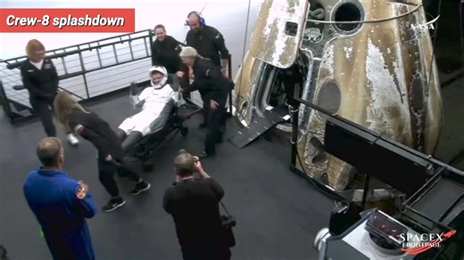 Crew-8, launched from the Kennedy Space Center on March 3, concluded its mission after an extended duration of 235 days in space. This flight holds the distinction of being the longest piloted U.S. spacecraft mission in the annals of the American space program. #SpaceX #space #NASA #crew #dragon #SpaceExploration #inspiration #Innovation | Space FrontPage