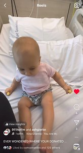 Ever wondered where your donated blood goes? This is Ash’s, 9 month old daughter, Luna, receiving her 7th BLOOD TRANSFUSION. Luna, has Hereditary Spherocytosis, which is a blood condition that breaks down misshaped red blood cells in her body, causing anaemia. Help patients just like, Luna, receive the blood that they need! It’s free, you get great snacks after you donate and you SAVE LIVES! Take the 91.1 HOT FM BLOODY OATH and join us next THURSDAY, April 18, as we broadcast live from each of t