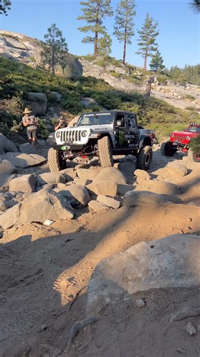 3.7K views · 20 reactions | Casey Currie took to the Rubicon Trail for the Jeep Jamboree USA event in the Monster Energy Diesel Jeep JT and Currie Enterprises Hemi Swapped Jeep JT! #WeldRed #WeldRedNation | Lincoln Electric | Facebook