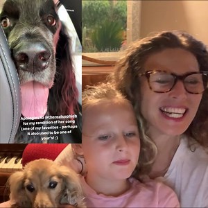 1.6K views · 203 reactions | We loved Justin Long's rendition of "As I Lay Me Down" so much that Esther and I had to sing along with Sailor our #dachshund! | Sophie B. Hawkins | Facebook