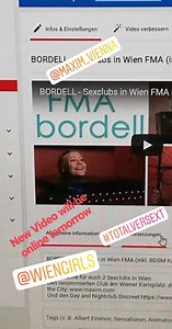 Working on my new video for Total Versext. With Maxim Vienna, Wien-Girls.at and Discreet Day- & Nightclub Will be released tomorrow night on YouTube! | Sandra S.