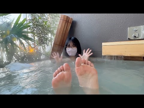 【全裸】バスタオル無しで温泉に入ってみた！