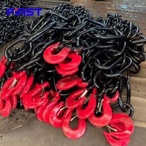 [Hot Item] 8mm 4legs Lifting Chain Sling with 4.2ton Clevis Hook for Airport Construction