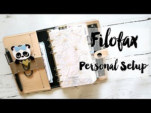 Filofax Personal Planner Setup | Raspberyl Designs