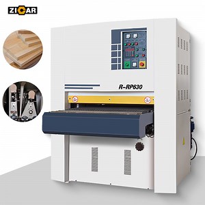 [Hot Item] ZICAR wide belt abrasive thickness sander wood panel mdf door veneer planer sanding machine