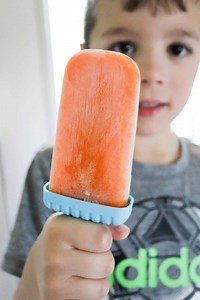 Healthy Orange Popsicles Recipe (with protein!)