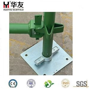 [Hot Item] Q235 Leveling Hollow Solid Screw Jack Scaffold Galvanized Support Rod Height Adjustable Base Jack Scaffolding
