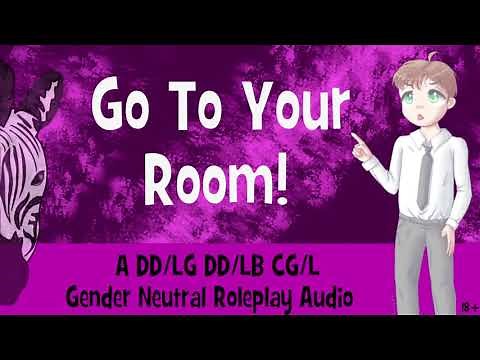 18+ Go to your room! | DDLG DDLB Gender Neutral Roleplay audio