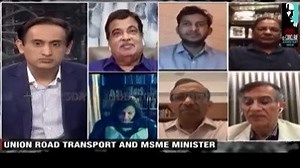 4K views · 44 reactions | #eConclave | SpiceJet CMD & MD Ajay Singh hails stimulus package for the aviation sector but raises concern over zero demand in the sector. Union Minister Nitin Gadkari responds to him. Listen in. #JumpstartIndia | Rahul Kanwal | Facebook