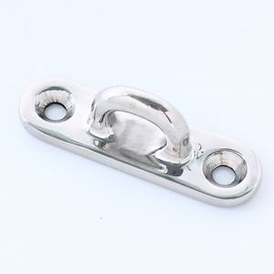 [Hot Item] Eye Plate Casting Heavy Duty 316 Steel Marine Hardware Oblong Pad Eye Boat/Yacht/Ship Boat Accessories